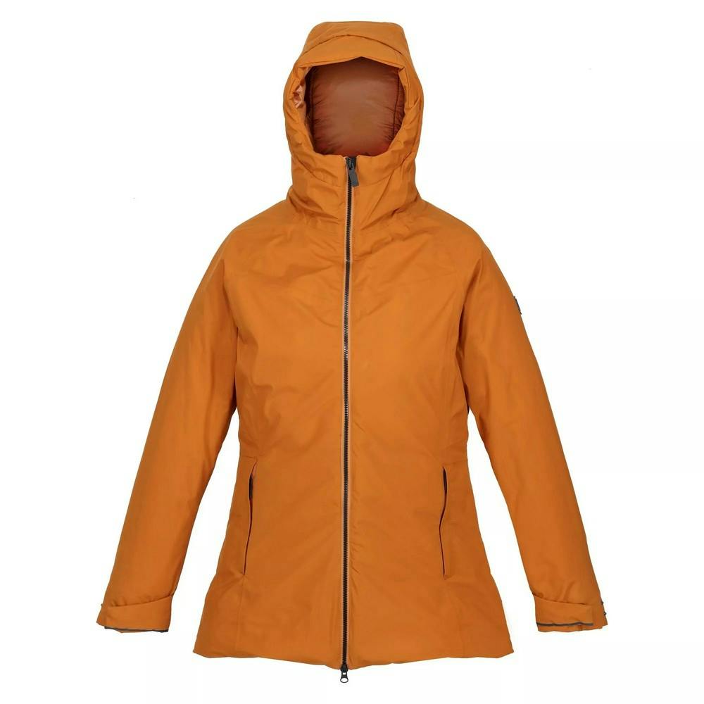Regatta Women's / Sanda Ii Waterproof Jacket - Copper Almond - 18 Uk - Copper Almond - 100% Polyester