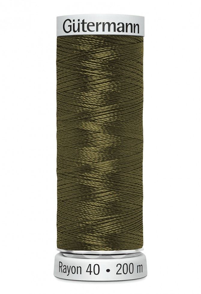 Gutermann No 40 Sulky Rayon Embroidery Thread 200M Rayon Thread Suitable For Embroidery - 1173 - 200 Metres