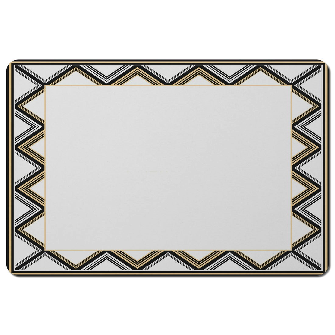 Rackhams Art Deco Patterned Border (Placemat) Size 6