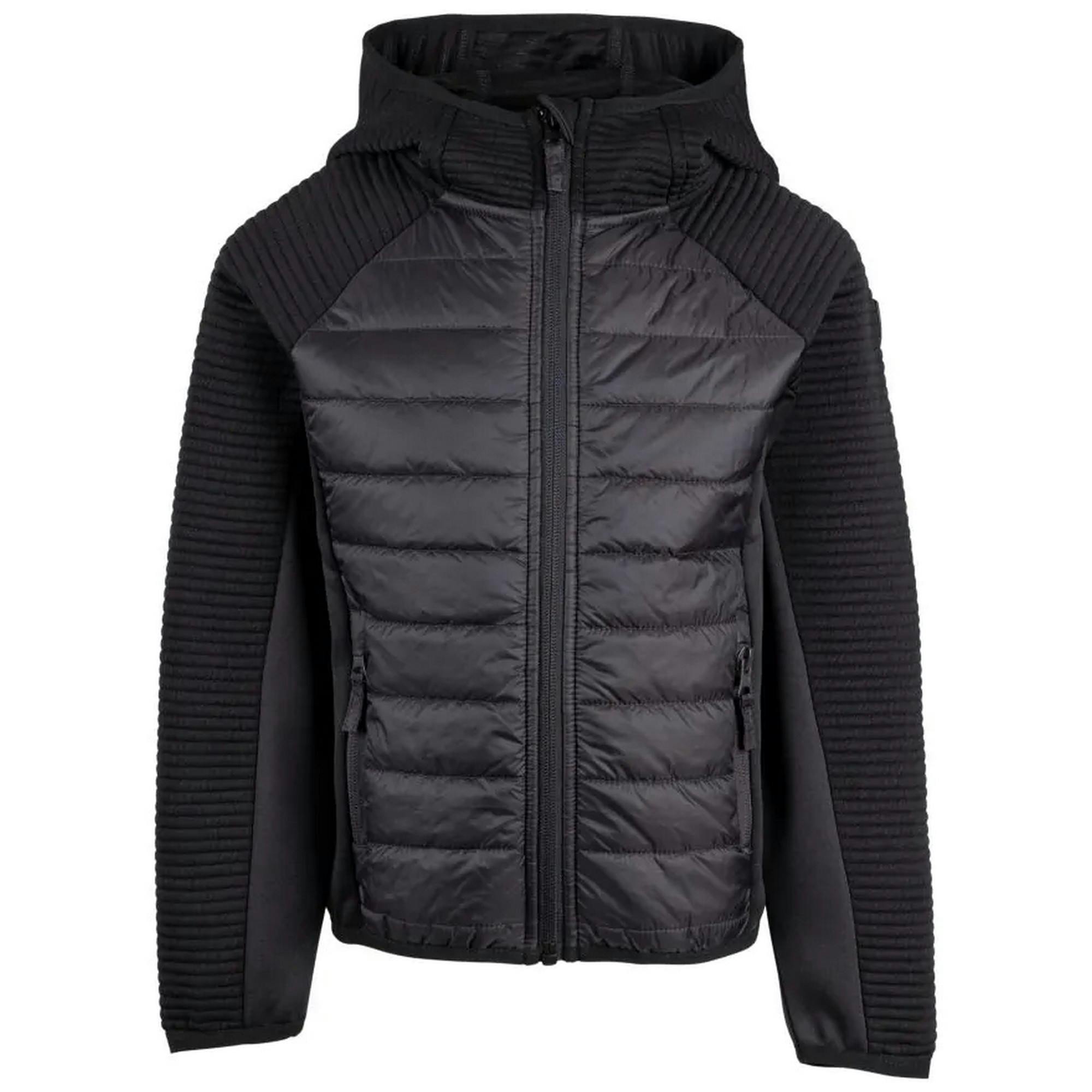 Trespass Black Childrens/Kids Roadie Hybrid Jacket - 7-8 Years - 100% Mixed