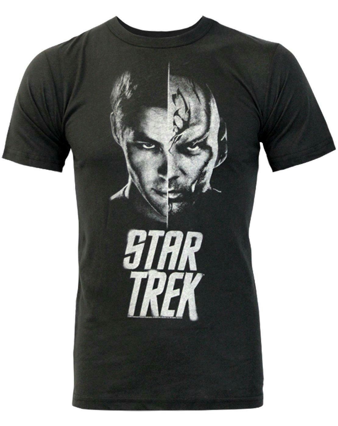 Vanilla Underground Men's Black Junk Food Clothing Star Trek Short Sleeved T-Shirt - Medium