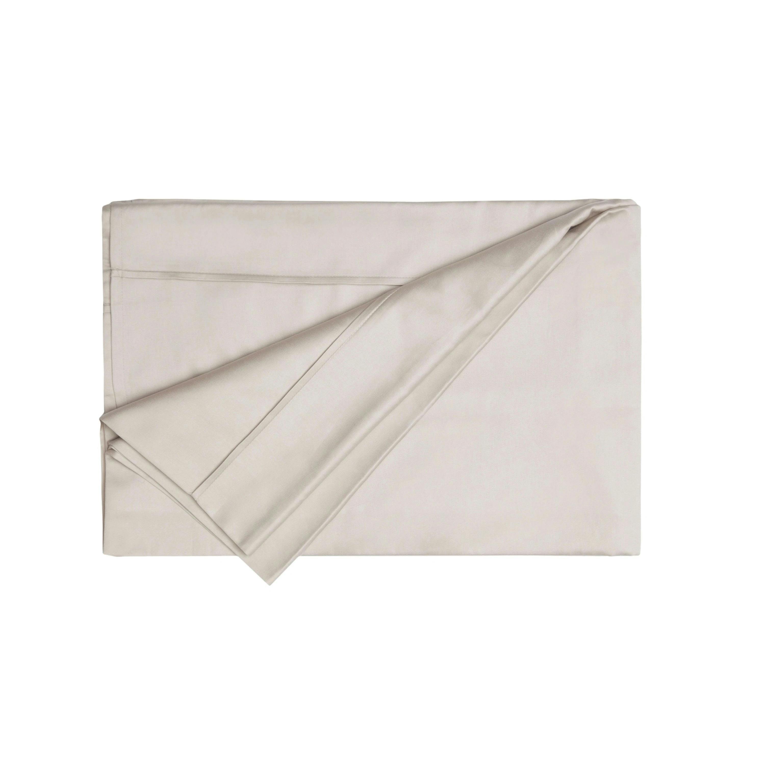 Belledorm Egyptian Blend Fitted Sheet - Oyster - Oyster - King - 100% Egyptian Cotton