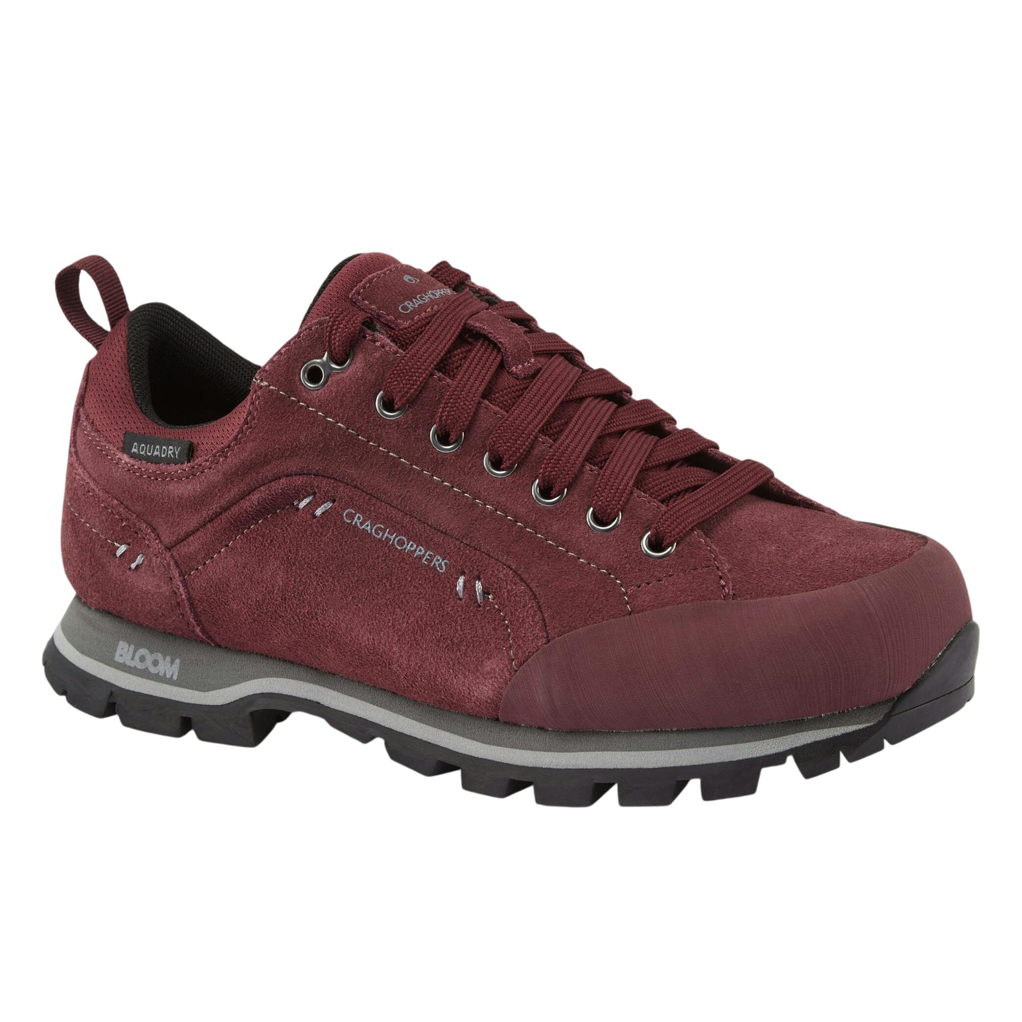 Craghoppers Men's Jacara 2 Leather Trainers - Wildberry - 8 Uk - Wildberry - 100% Mixed