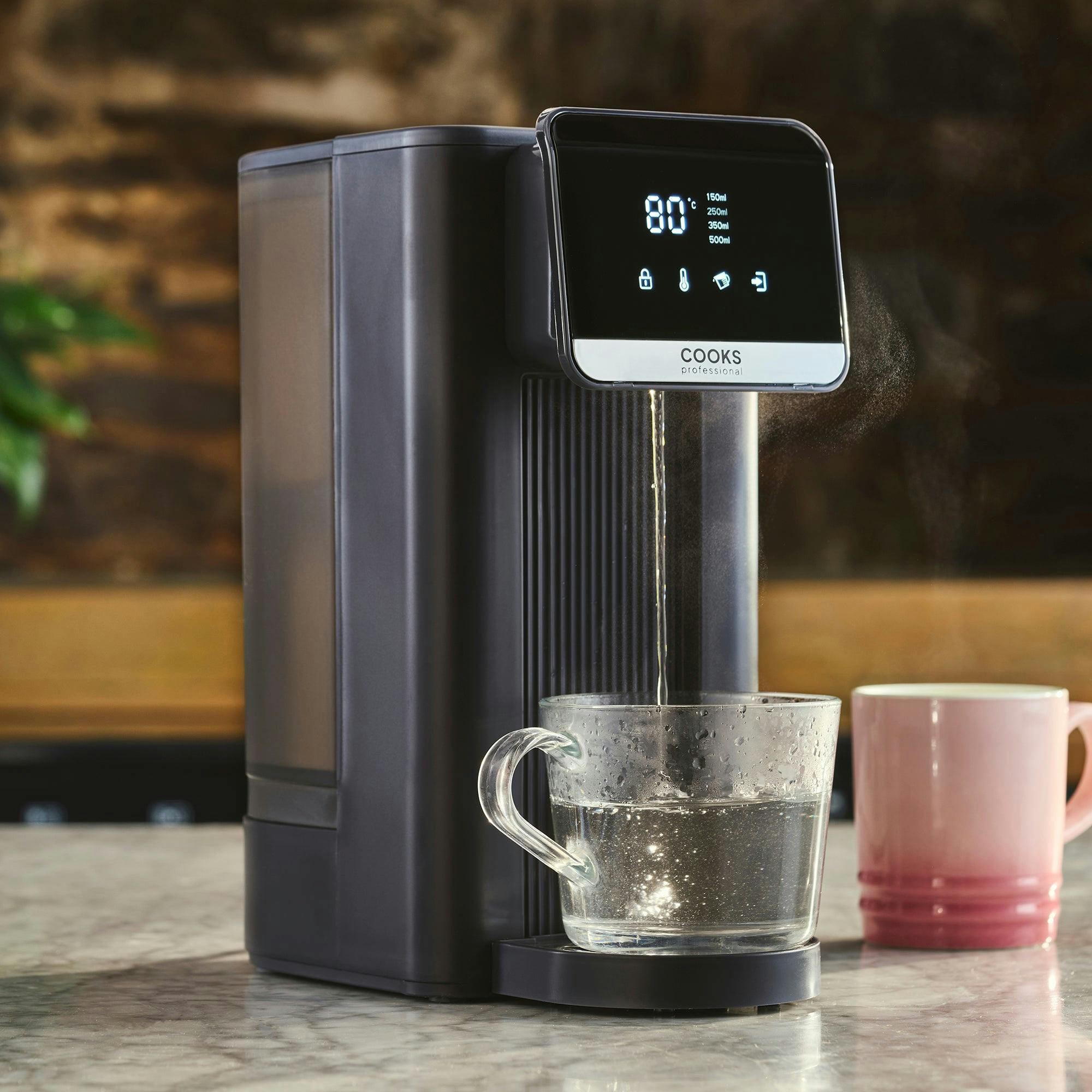 Cooks Professional 2.5L Digital Hot Water Dispenser - Dark Grey - Image 4