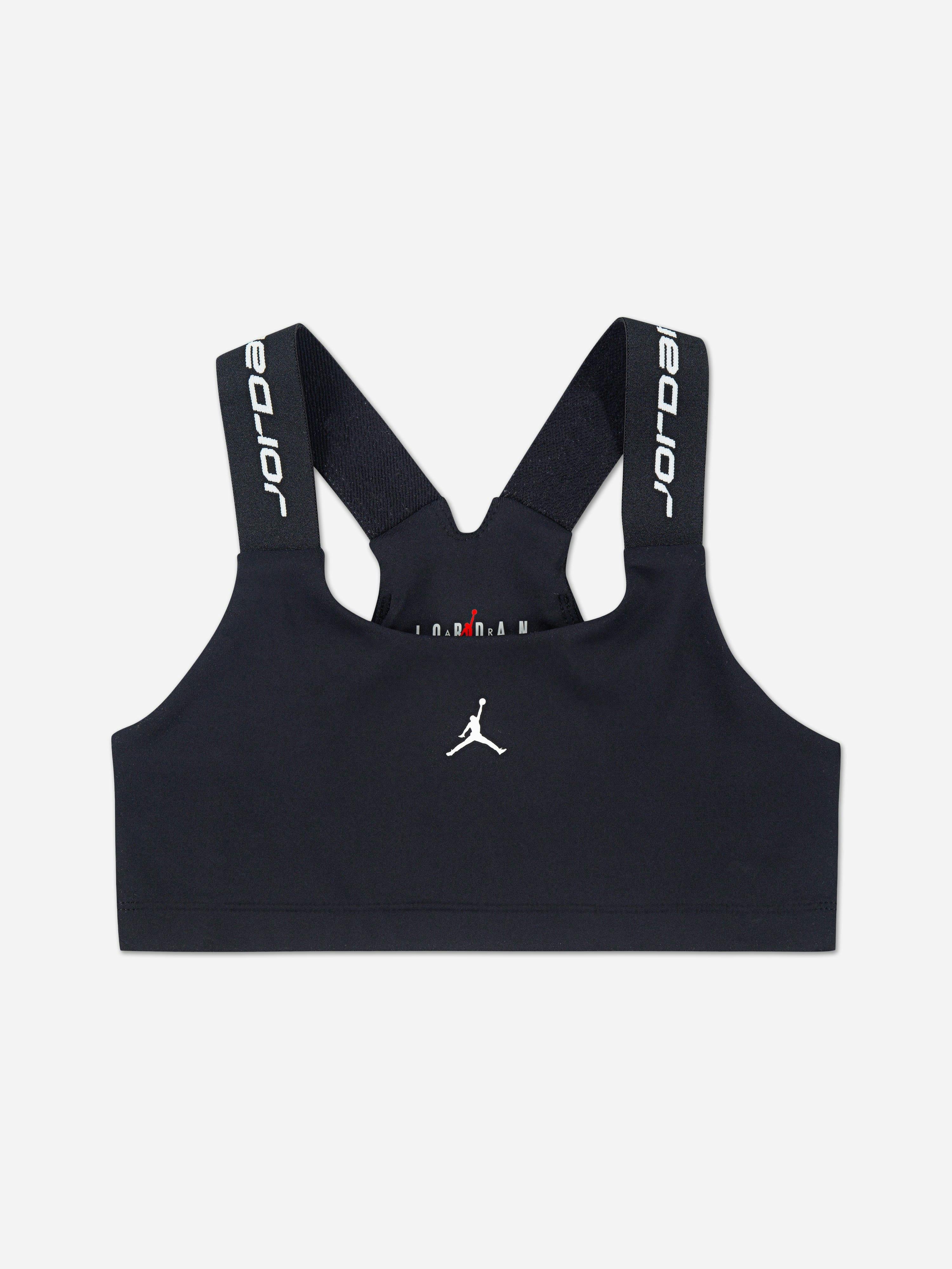 Jordan Girls Black Sport Indy Bra In - 12 - 13 Yrs