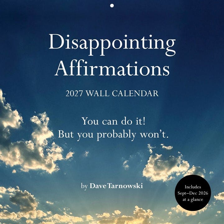 Rackhams Light Disappointing Affirmations Calendar 2027, Wall Calendars, Month To View, Humour, Gift - Image 7