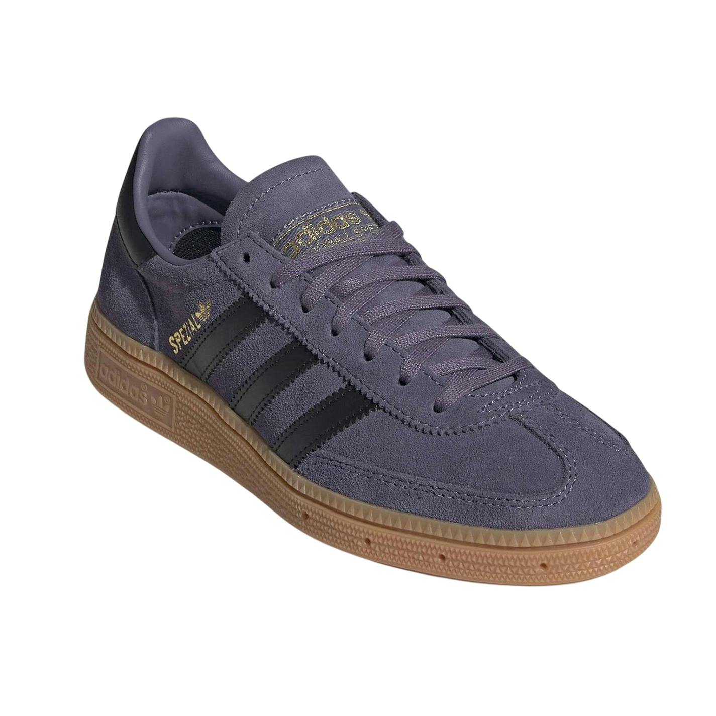 Adidas Black Kids Handball Spezial Cow Suede Trainers - Violet/ - 4.5 Uk - Violet/ - 100% Mixed