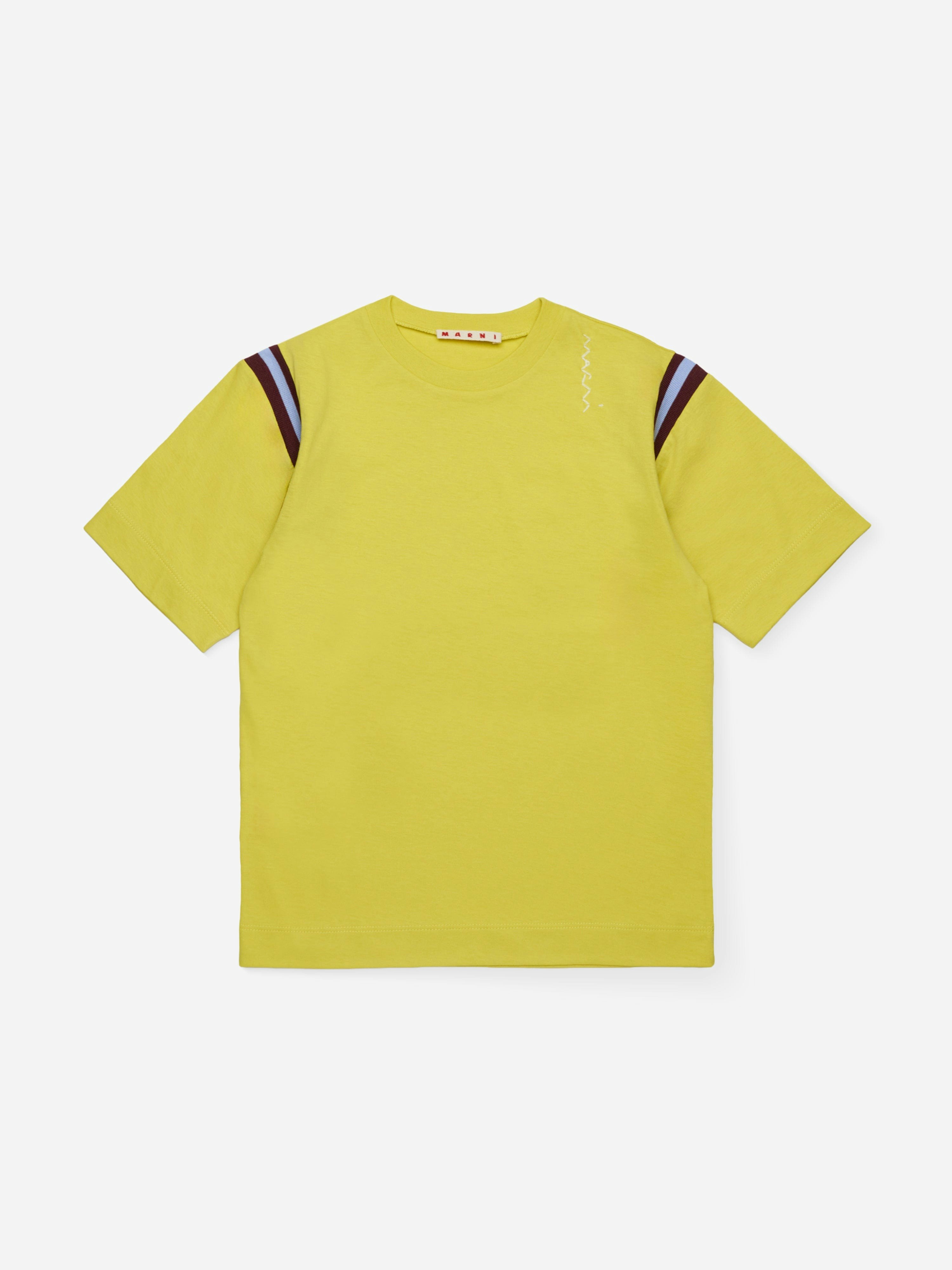 Marni Kids Boys Yellow Logo T-Shirt In - 6 Yrs
