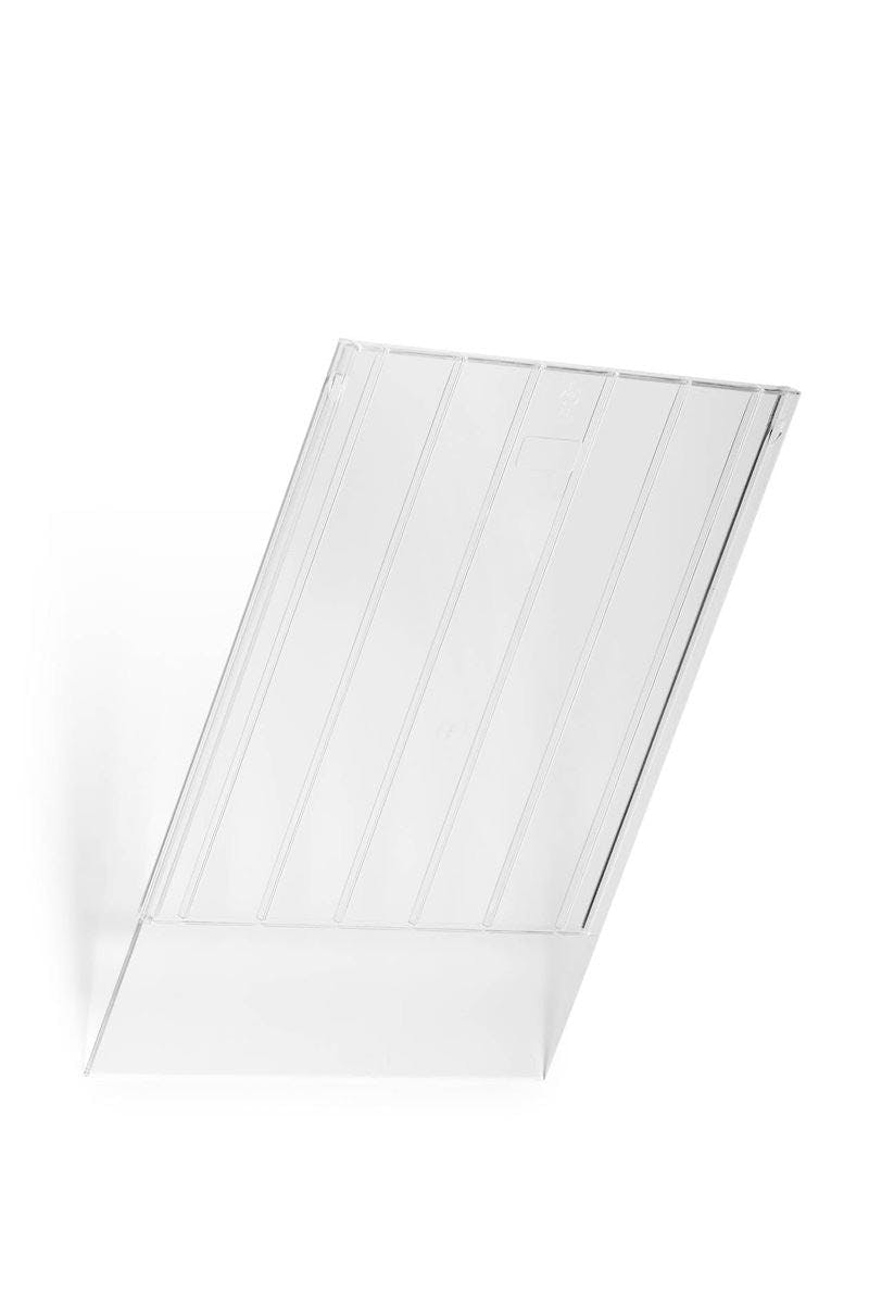 Rackhams Front Plate For Flexiboxx A4 Portrait Literature Tray | Clear