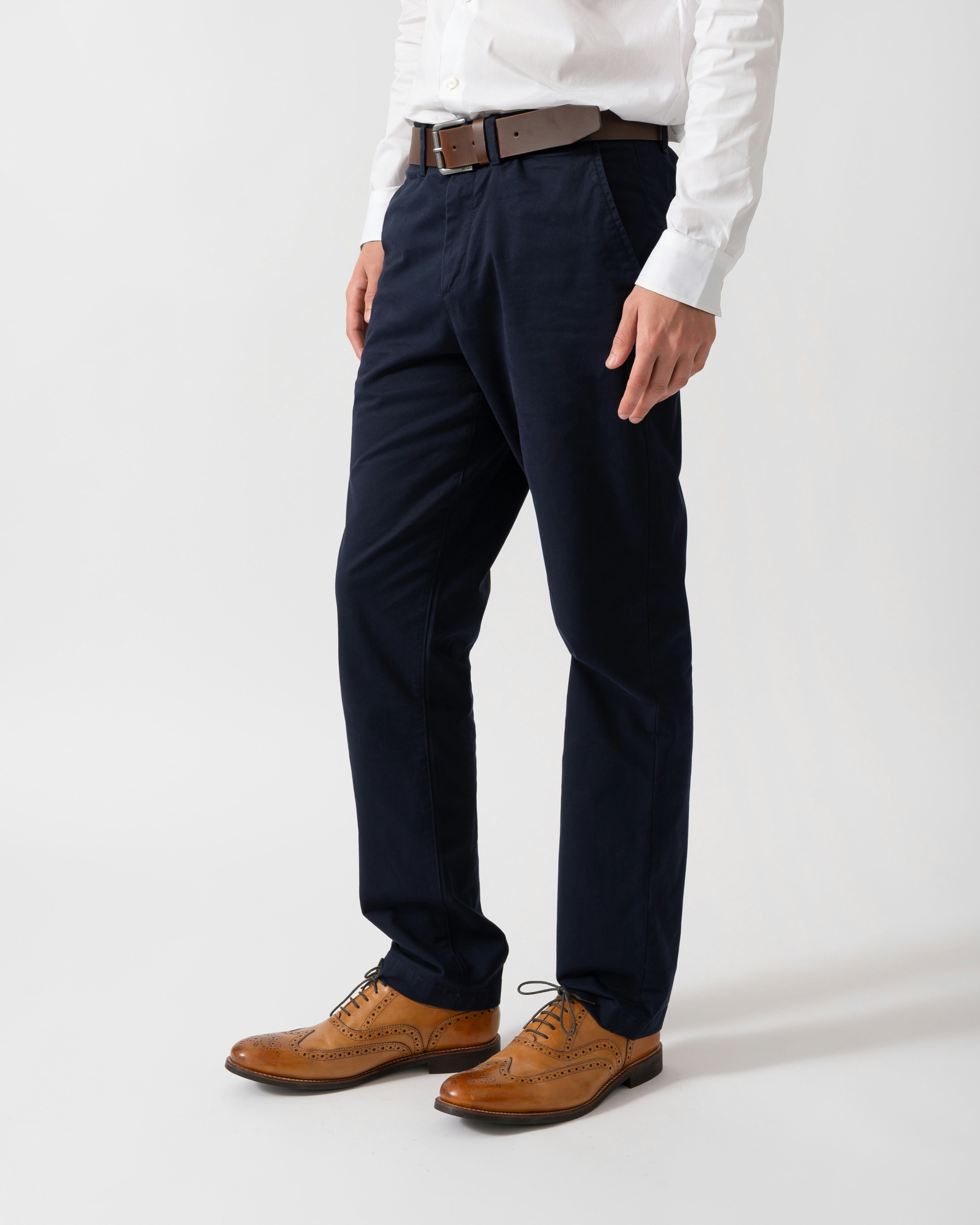 Gant Men's Blue Regular Fit Classic Chinos - 433 Evening - 433 Evening - W32 L34