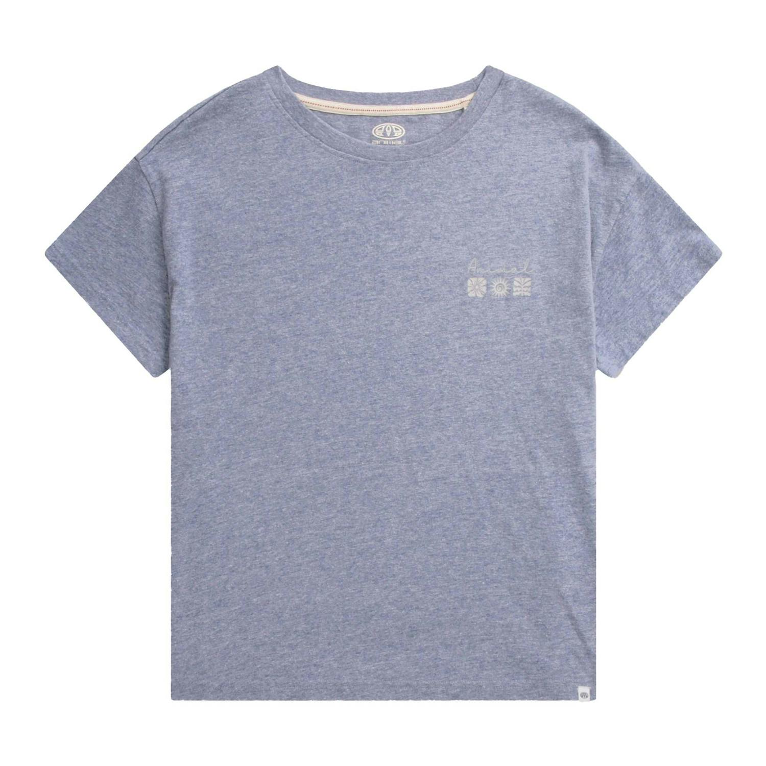 Animal Women's Phoenix Organic T-Shirt - Navy - 6 Uk - Navy - 100% Mixed