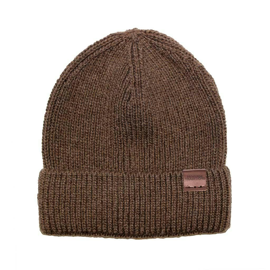 Heritage Traditions Billy Fisherman Rib Beanie - Mushroom Marl