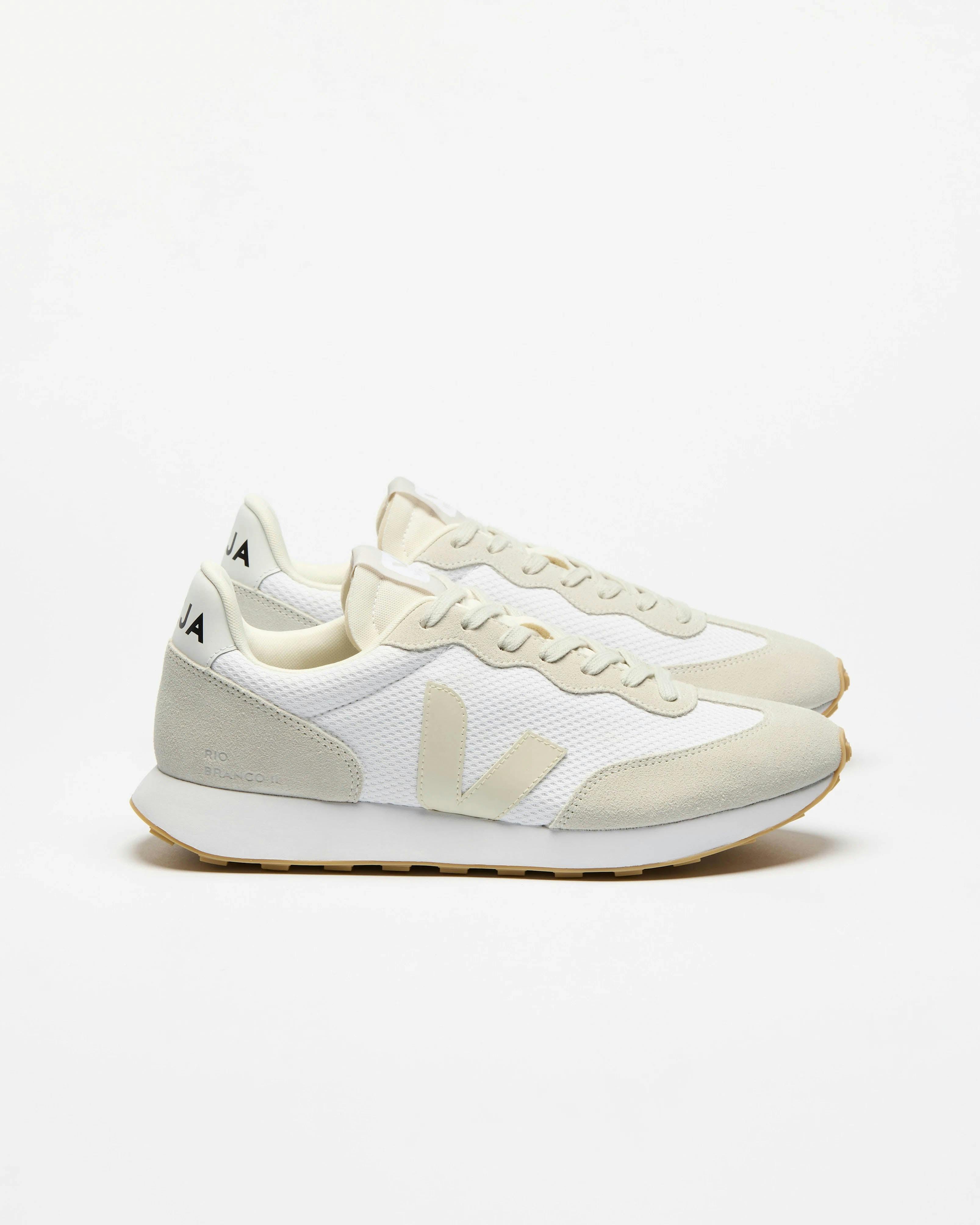 Veja Women's White Rio Branco Ii Alveomesh Trainers - /Pierre - /Pierre - Uk6 Eu39 Us8
