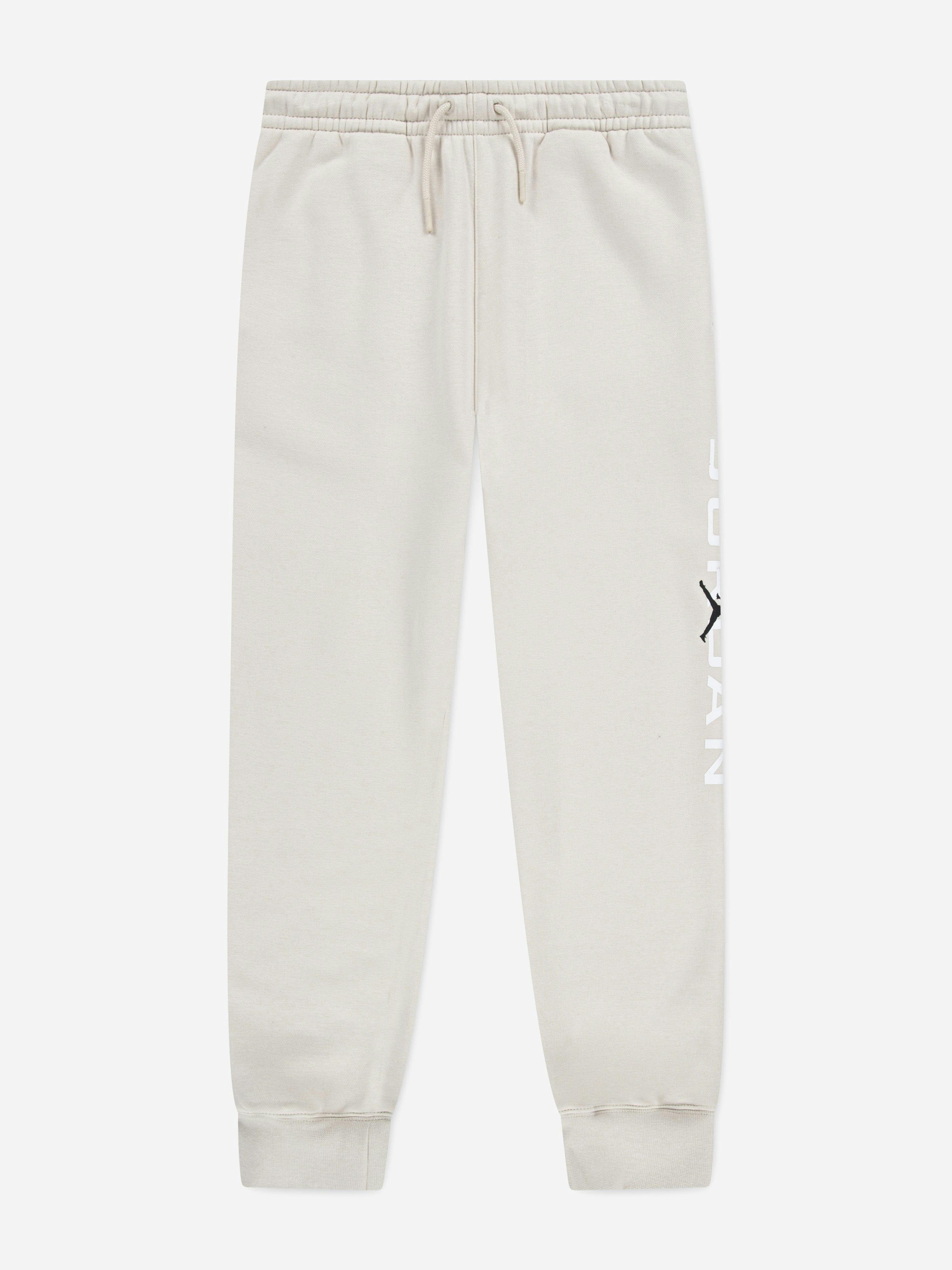 Jordan Boys Beige Mj Stretch Hbr Fleece Joggers In - 8 - 10 Yrs