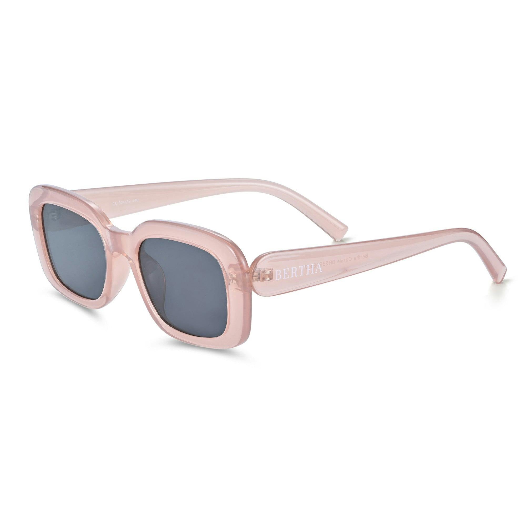 Bertha Pink/Black Cassie Polarized Sunglasses