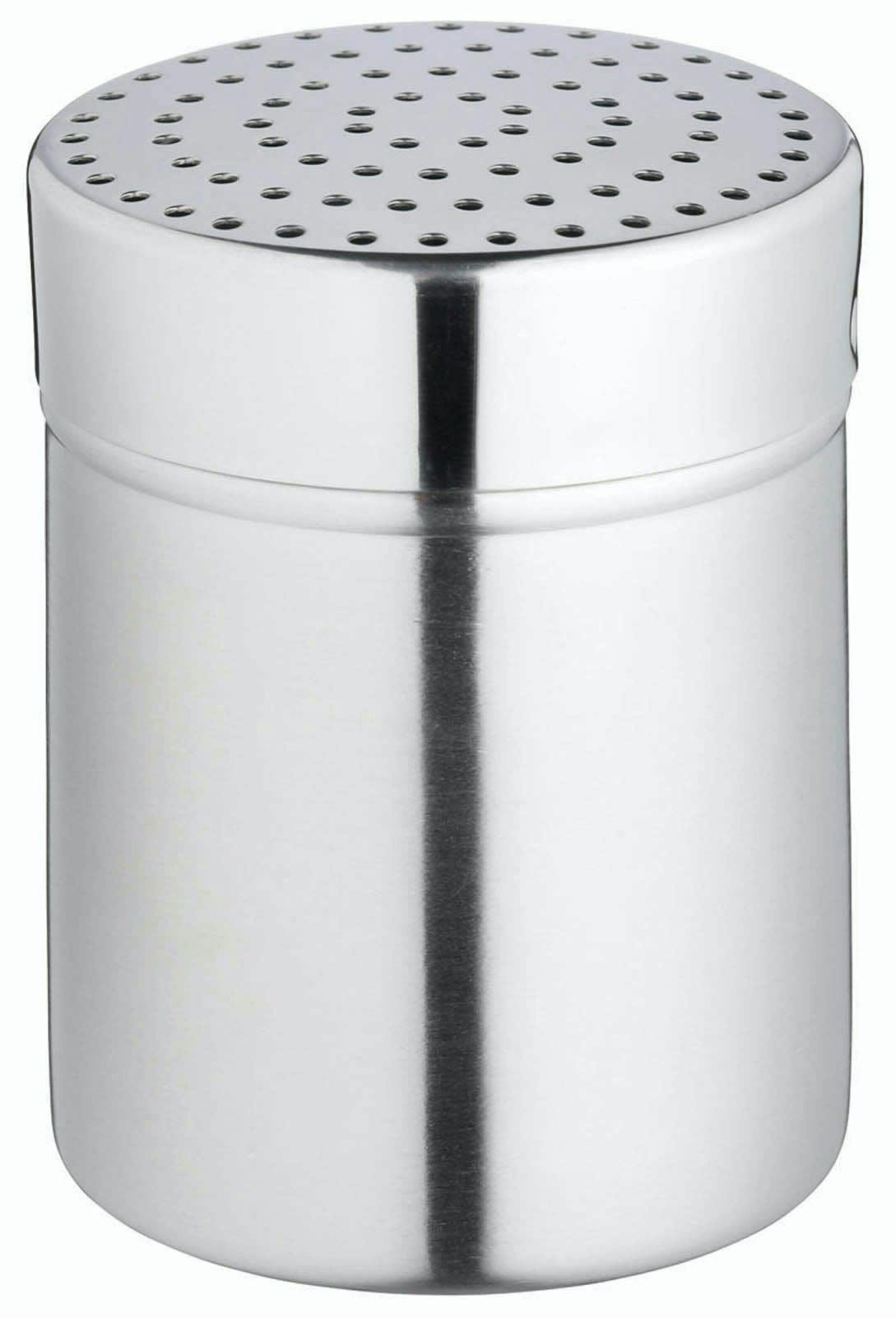 Rackhams Silver Stainless Steel Medium Hole Shaker And Lid - Stainless Steel - Cake Decorating