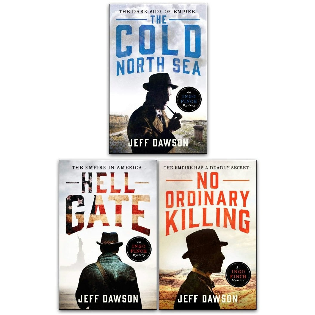 Canelo An Ingo Finch Mystery 3 Book Set By Jeff Dawson No Ordinary Killing, The Cold North Sea, Hell Gate