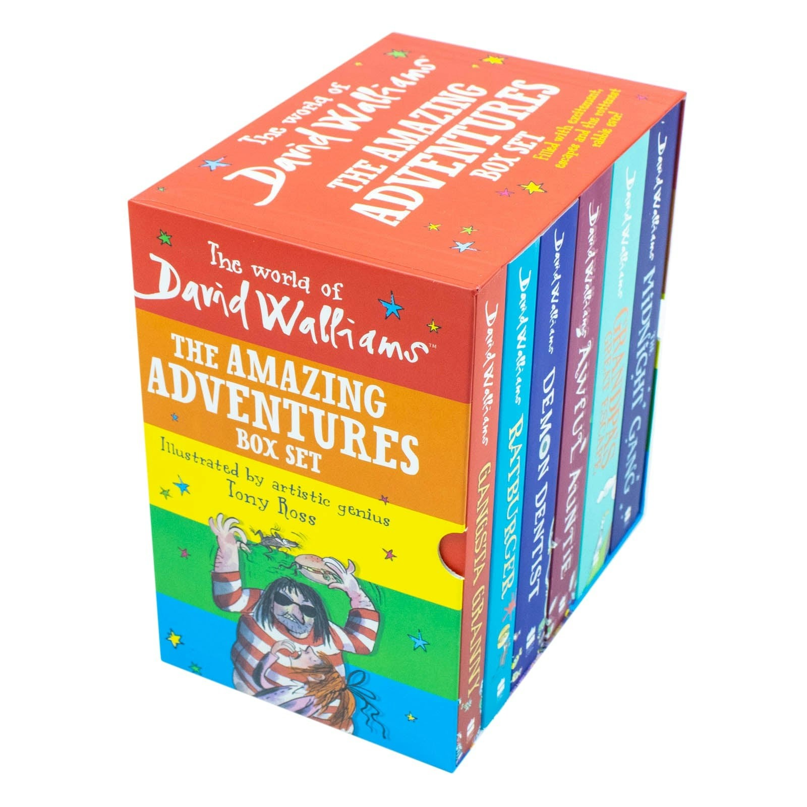 Harpercollins The World Of David Walliams: The Amazing Adventures Box Set By David Walliams
