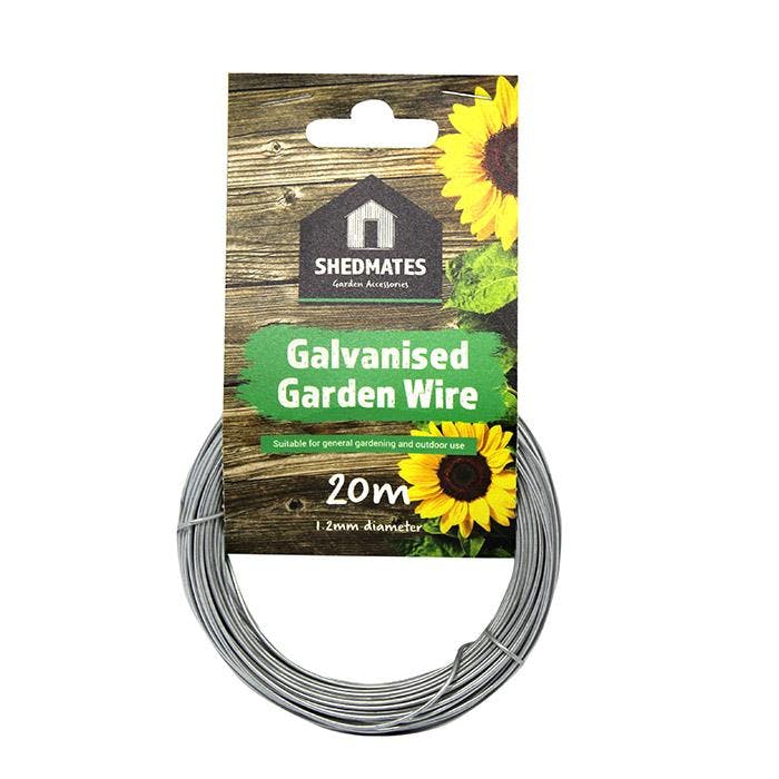 Rackhams Light Galvanised Garden Wire 20M X 1.2Mm - One Colour - One Size - One Colour
