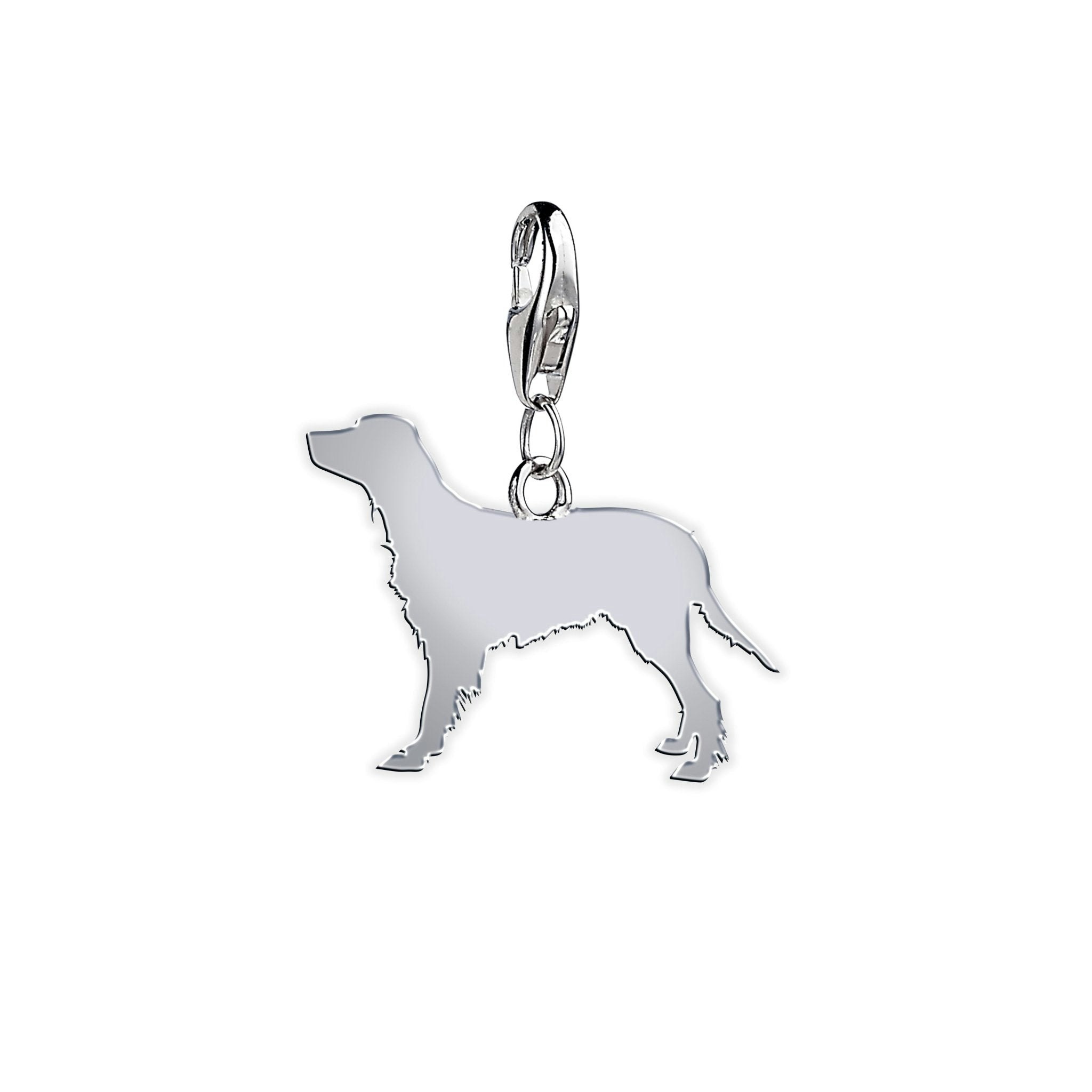 Mylee London Silver Gordon Setter Silhouette Charm - No - Clip On Charm