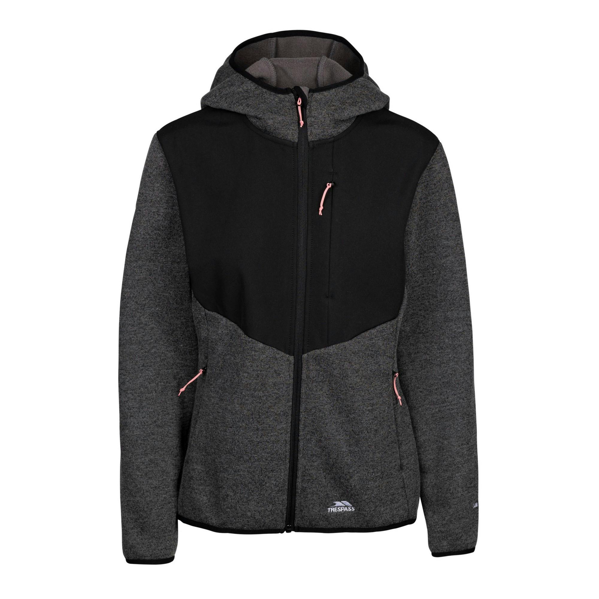 Trespass Womens/Ladies Tierra Fleece Jacket (Grey Marl) - Size Medium - Image 2