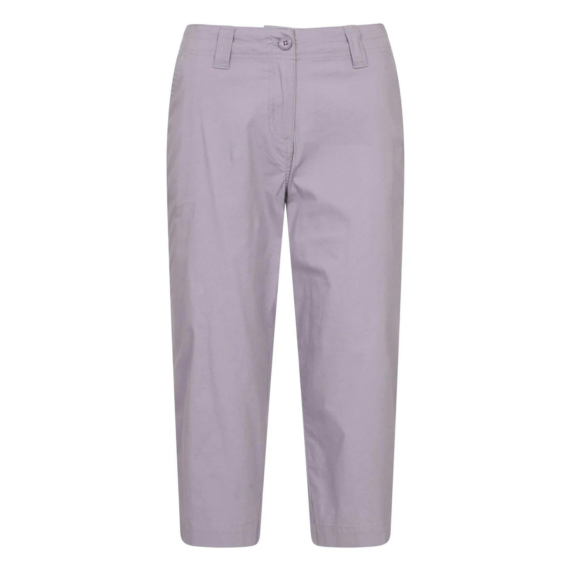 Mountain Warehouse Women's Purple Coastal Stretch Capri - Dusky - 16 Uk - Dusky - 97% Cotton/3% Elastane