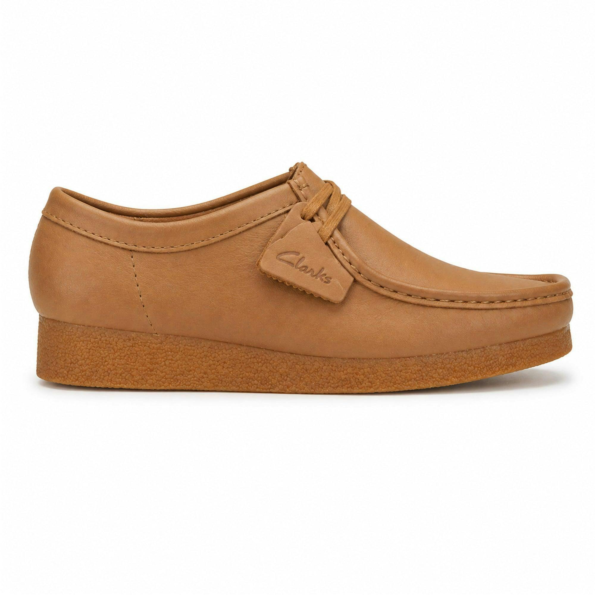 Clarks Originals Men's Wallabee Evo Leather Shoes Tan - Uk 8
