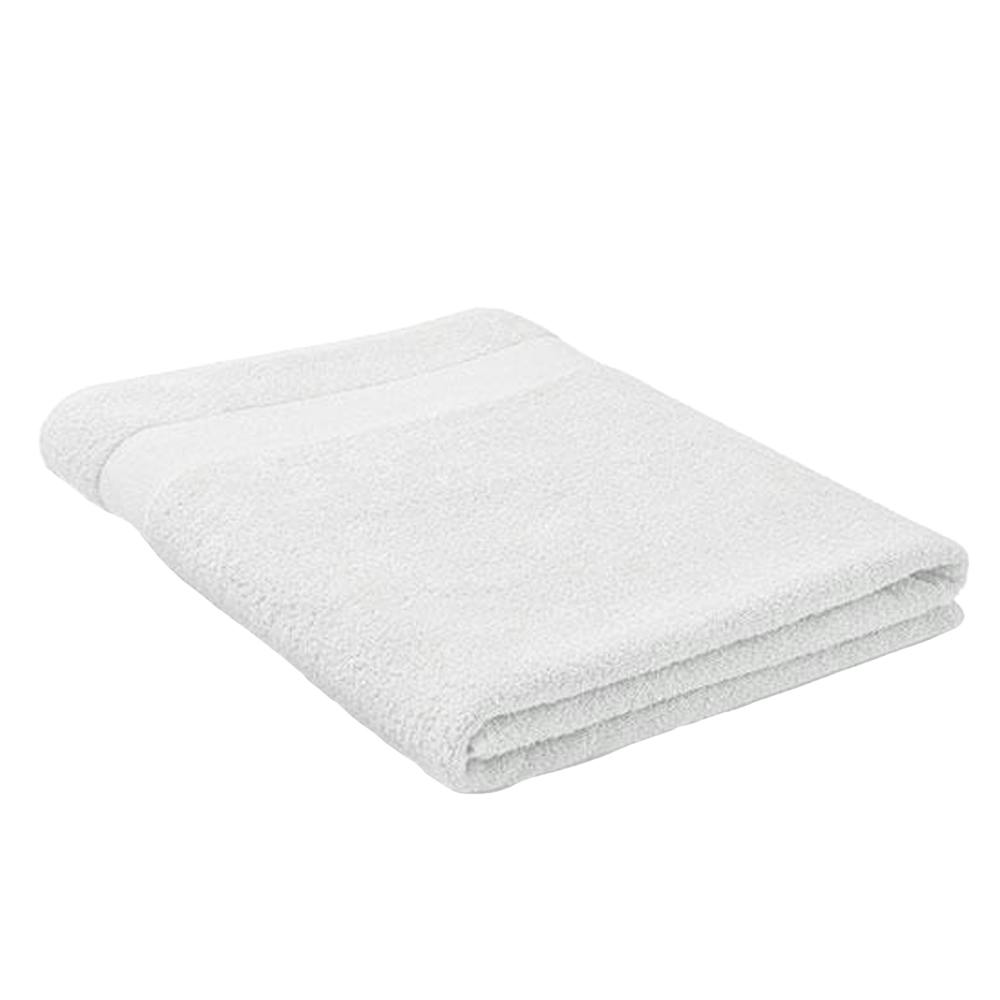 Rackhams White Merry Organic Cotton Towel - One Size - 100% Organic Cotton