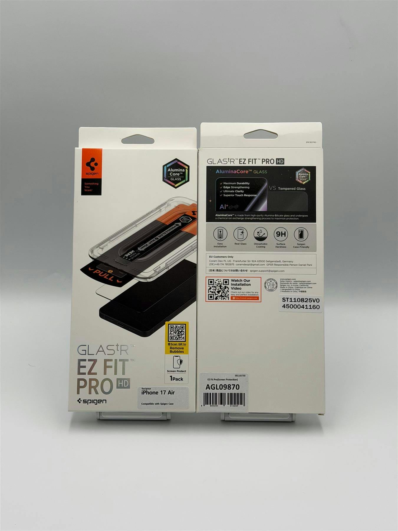 Spigen Glastr Ez Fit Hd Screen Protector For Iphone 17 Air 6.5" Clear - Agl09870