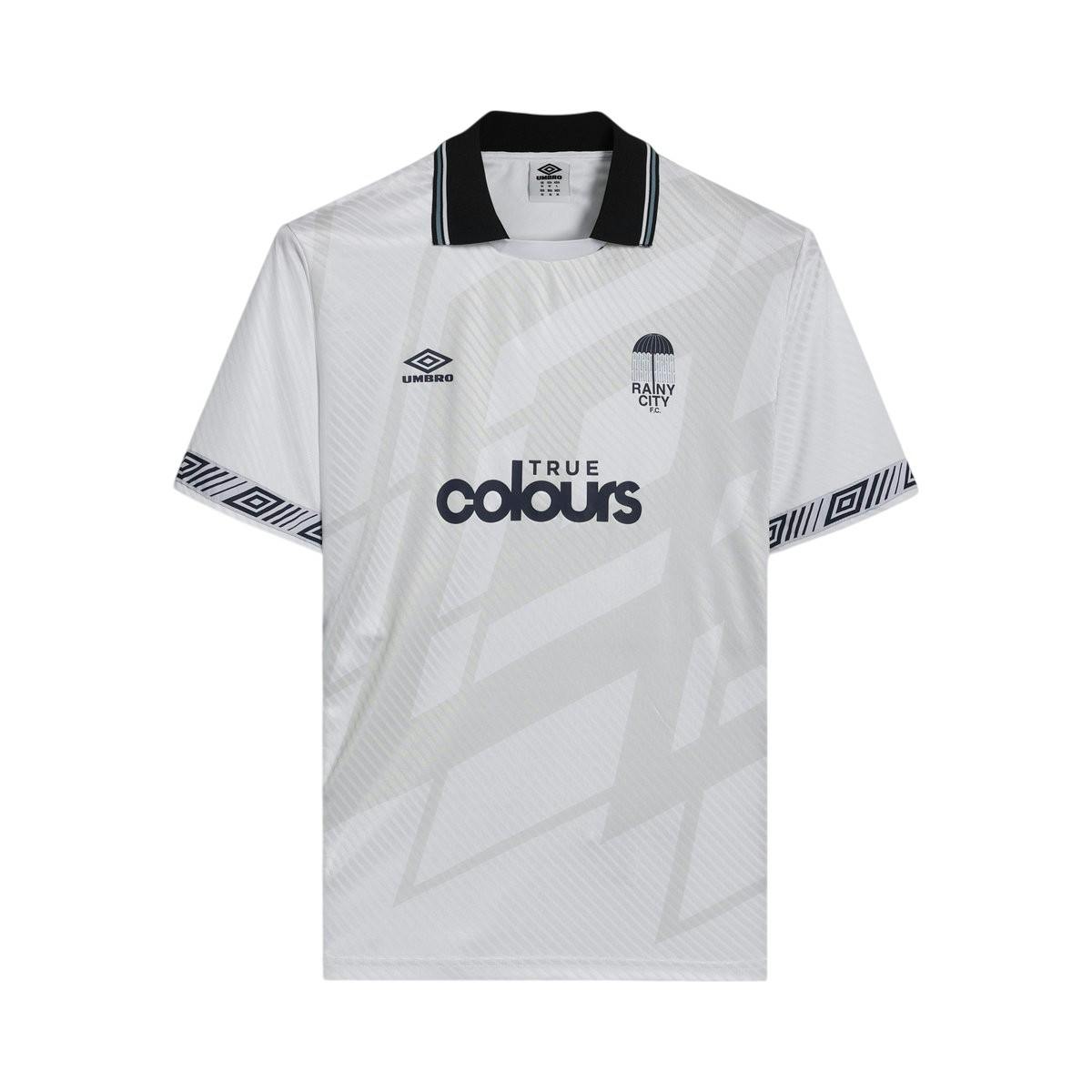 Umbro Men's White Taped Football Shirt - Brilliant - Xs - Brilliant - 100% Mixed