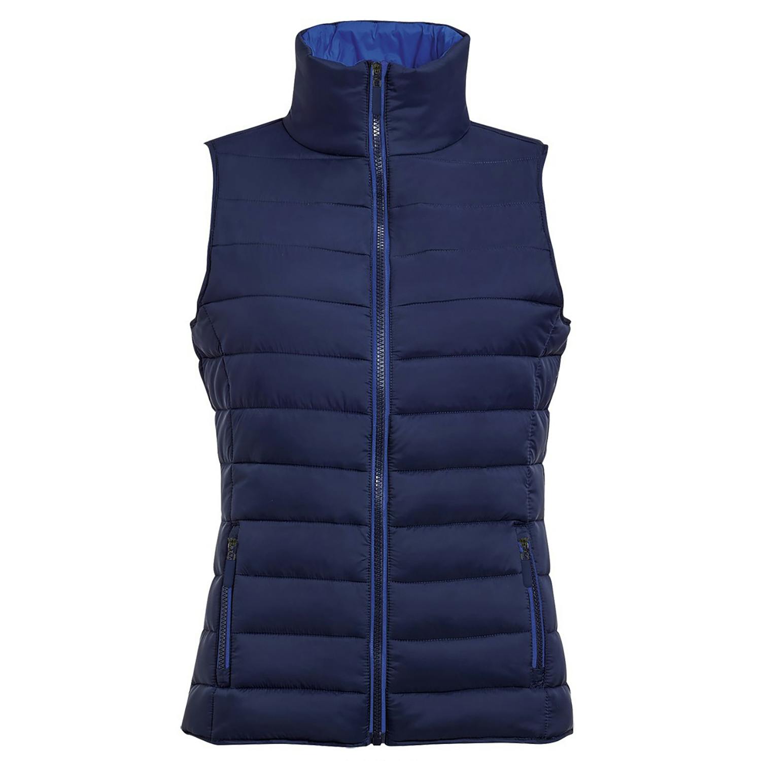 Sols Women's Wave Padded Water Repellent Bodywarmer/Gilet - Navy - L - Navy - 100% Mixed