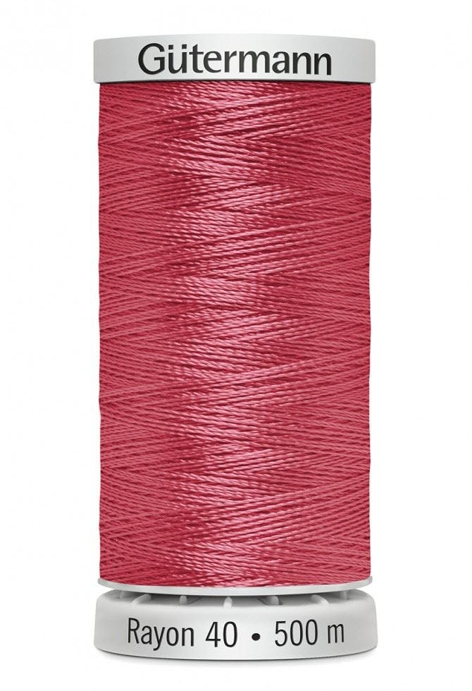 Gutermann No 40 Sulky Rayon Embroidery Thread 500M Rayon Thread Suitable For Embroidery - 1154 - 500 Metres
