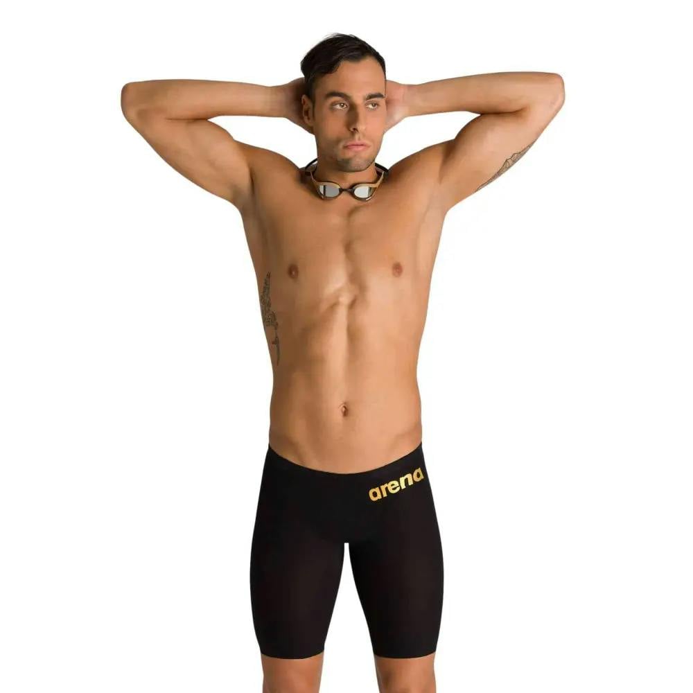 Arena Men's Black/Gold Powerskin Carbon Air 2 Jammer - And - Racing Size 32