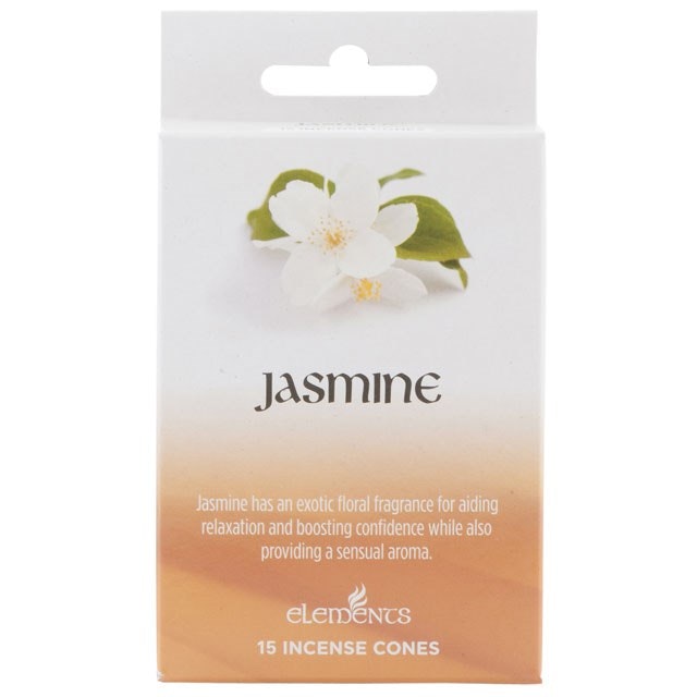 Rackhams Set Of Packets Of Elements Jasmine Incense Cones Size 12