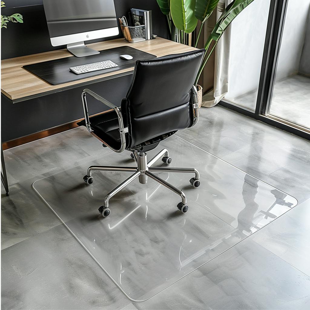 Nicoman Chair Mat For Hard Floors - 100X100cm - Clear