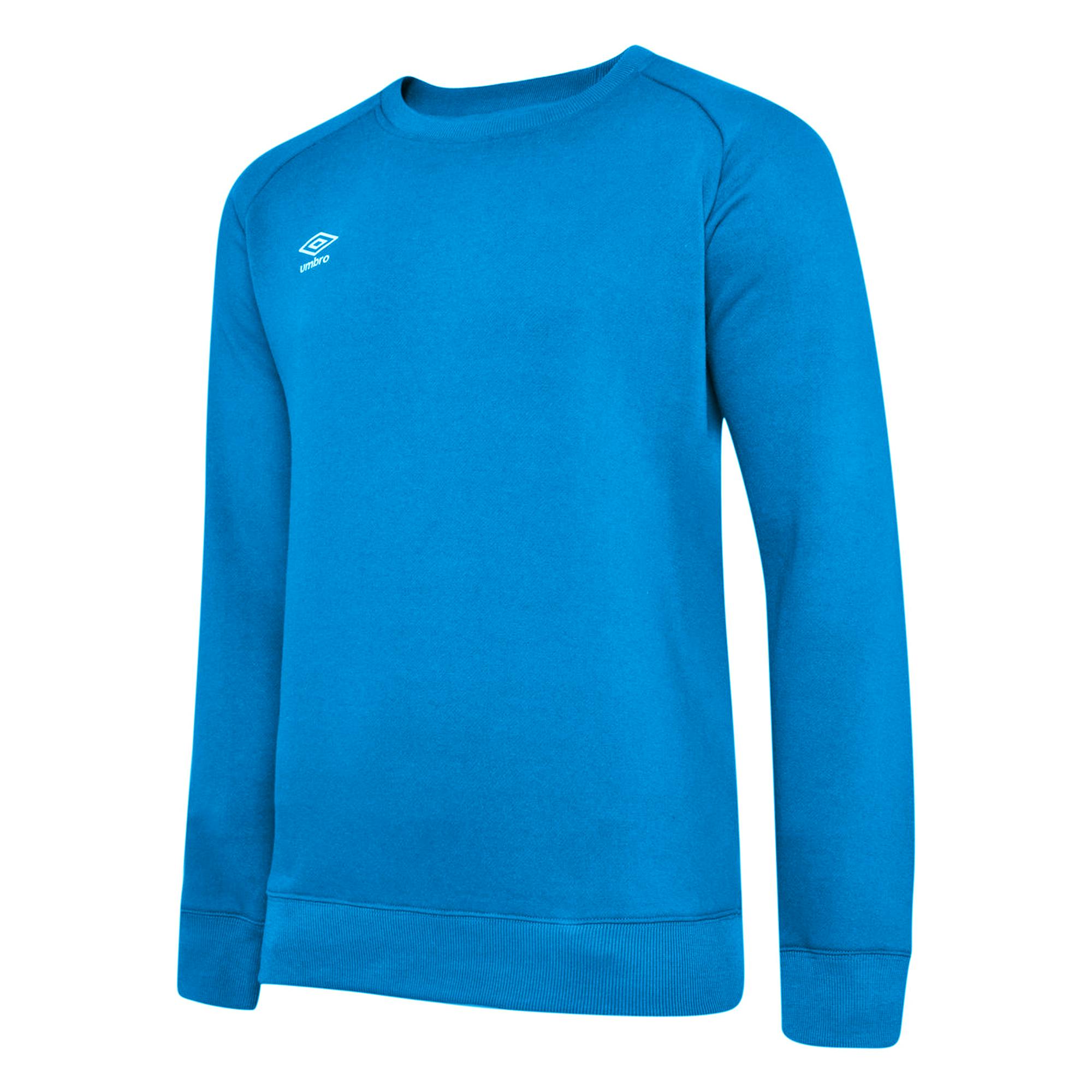 Umbro Men's Blue/White Club Leisure Sweatshirt - Royal - 4XL - Royal - 70% Cotton/30% Polyester