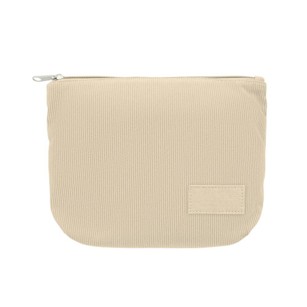 Midocean Beige Cordy T Corduroy Cosmetic Bag - One Size