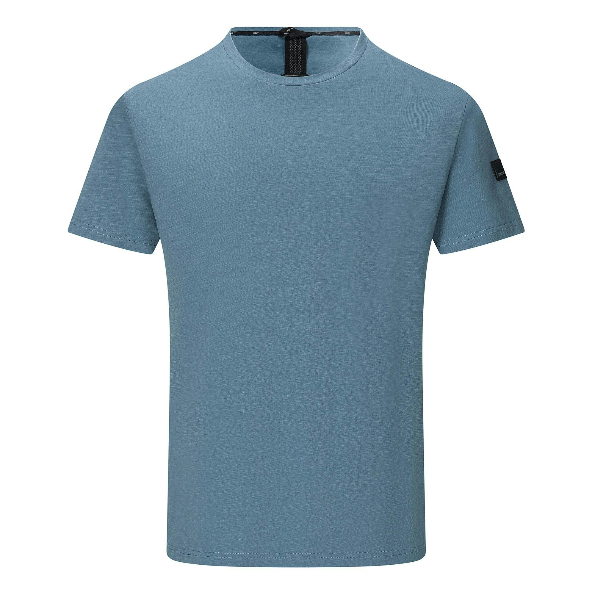 Regatta Men's Blue Finlo Logo T-Shirt - China - 3XL - China - 96% Cotton/4% Elastane