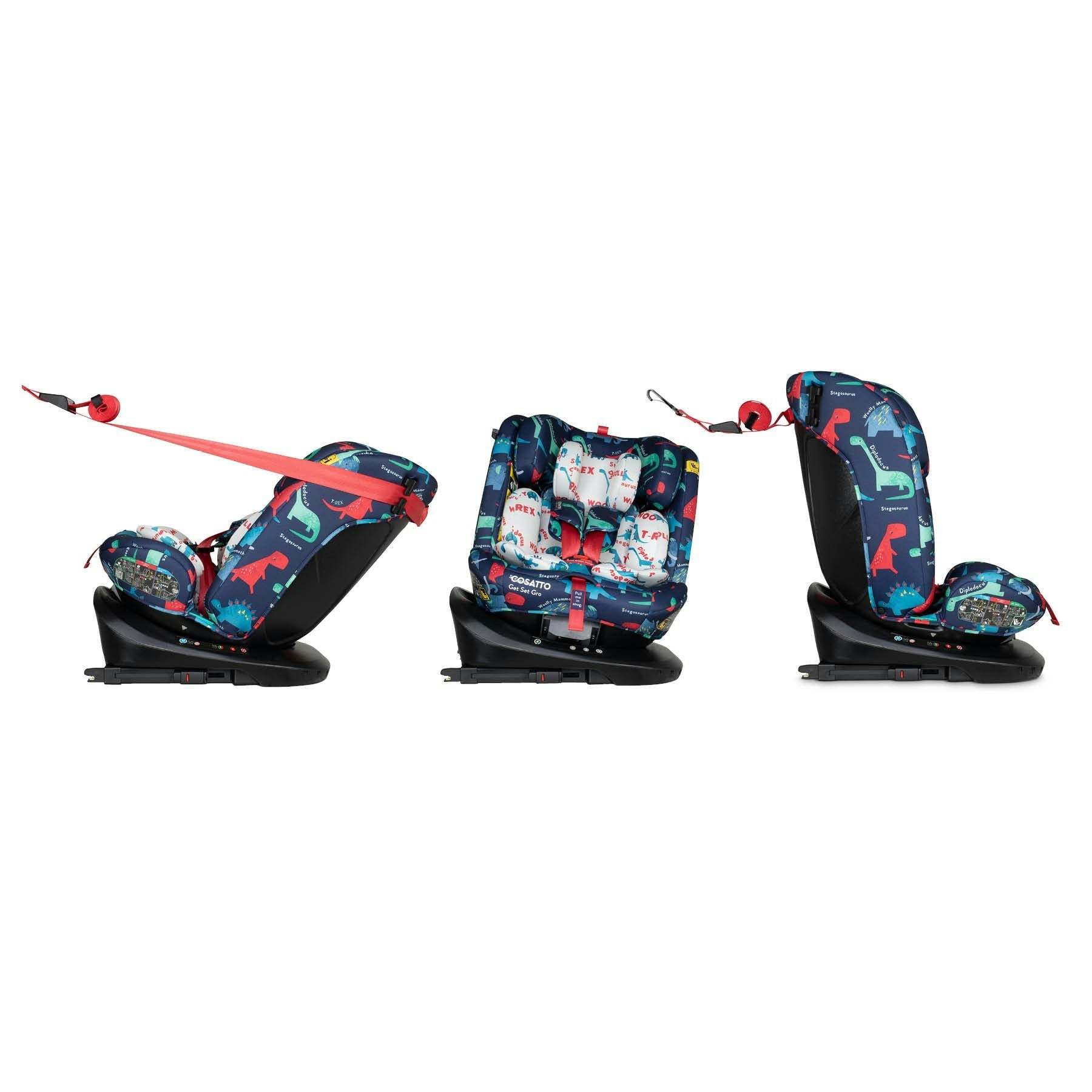 Cosatto Get Set Grow I-Size 360 Car Seat D Is For Dino