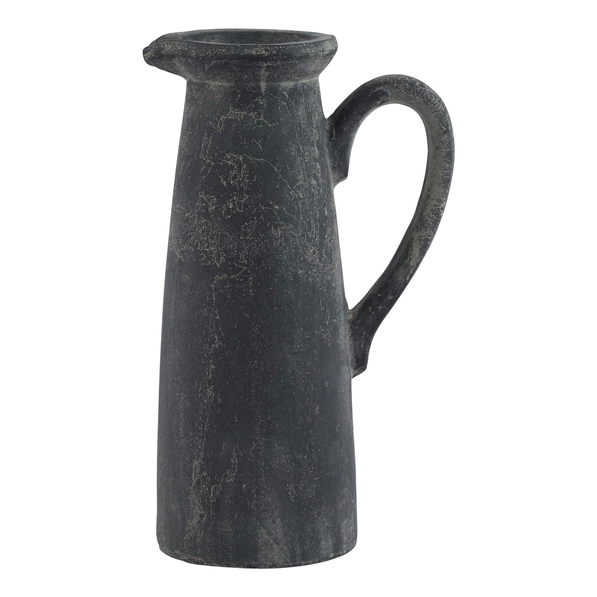 Rackhams Grey Amalfi Jug - 32Cm X 13Cm X 17Cm - 100% Mixed