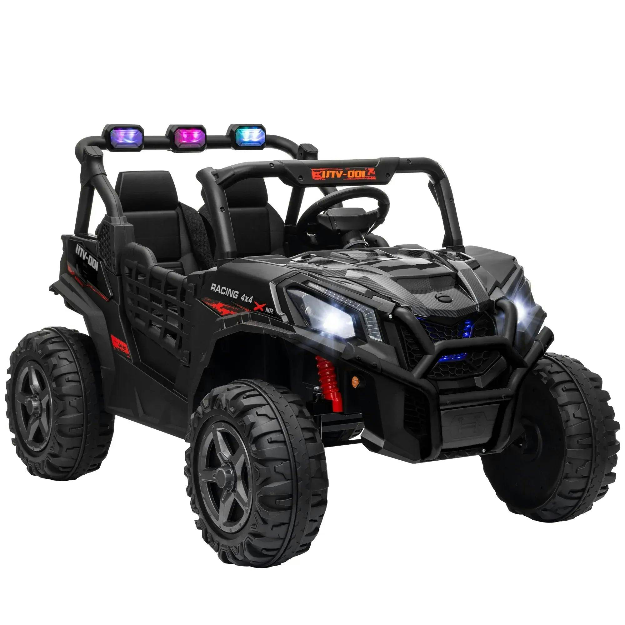 2 Seater Kids Electric Car with Remote Control Black - Image 5