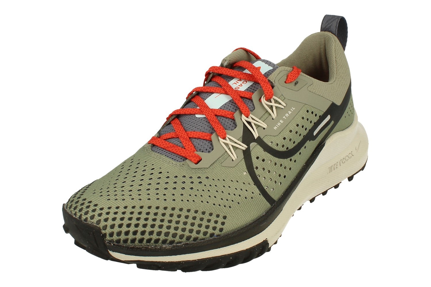 Nike Men's Dark/Black React Pegasus Trail 4 Dj6158 007 - Uk 7 | Us 8 | Eu 41