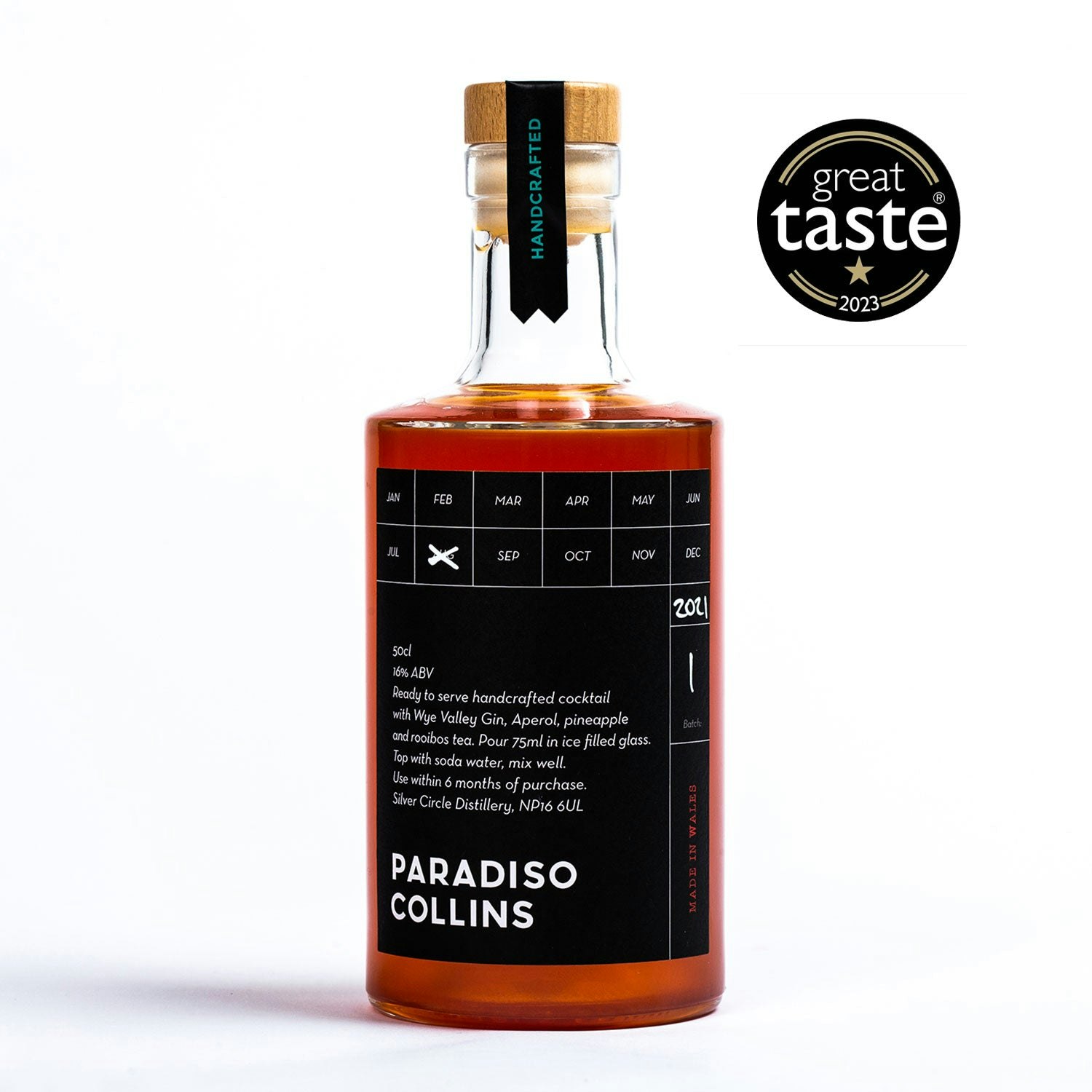 Silver Circle Distillery Paradiso Collins - 50Cl