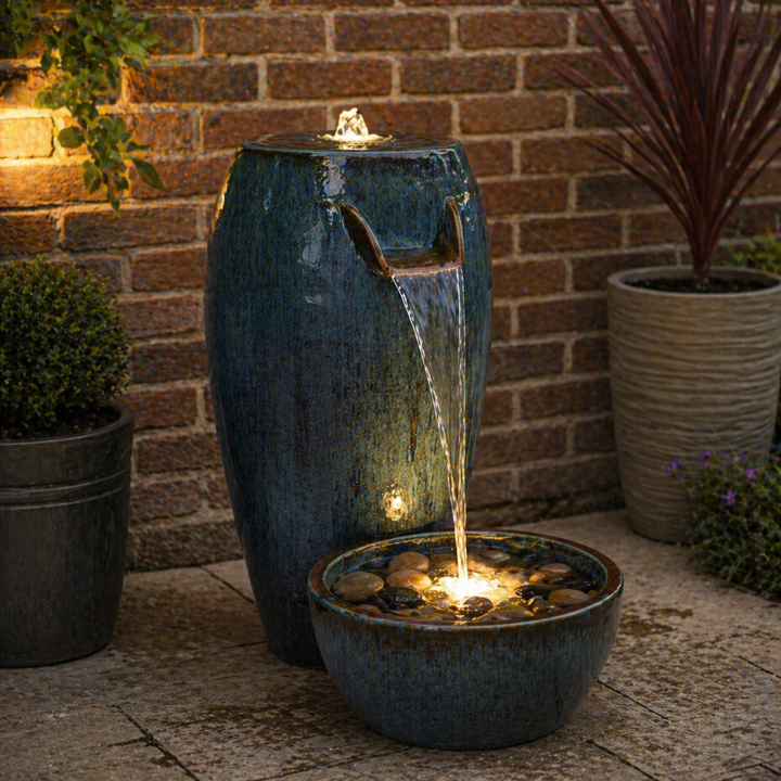 Ceramic and glazed finishes can add colour and texture. These are typically used in smaller features and can bring a more decorative, crafted feel to a space. Care should be taken in colder climates, as some ceramics may be more susceptible to frost damage.