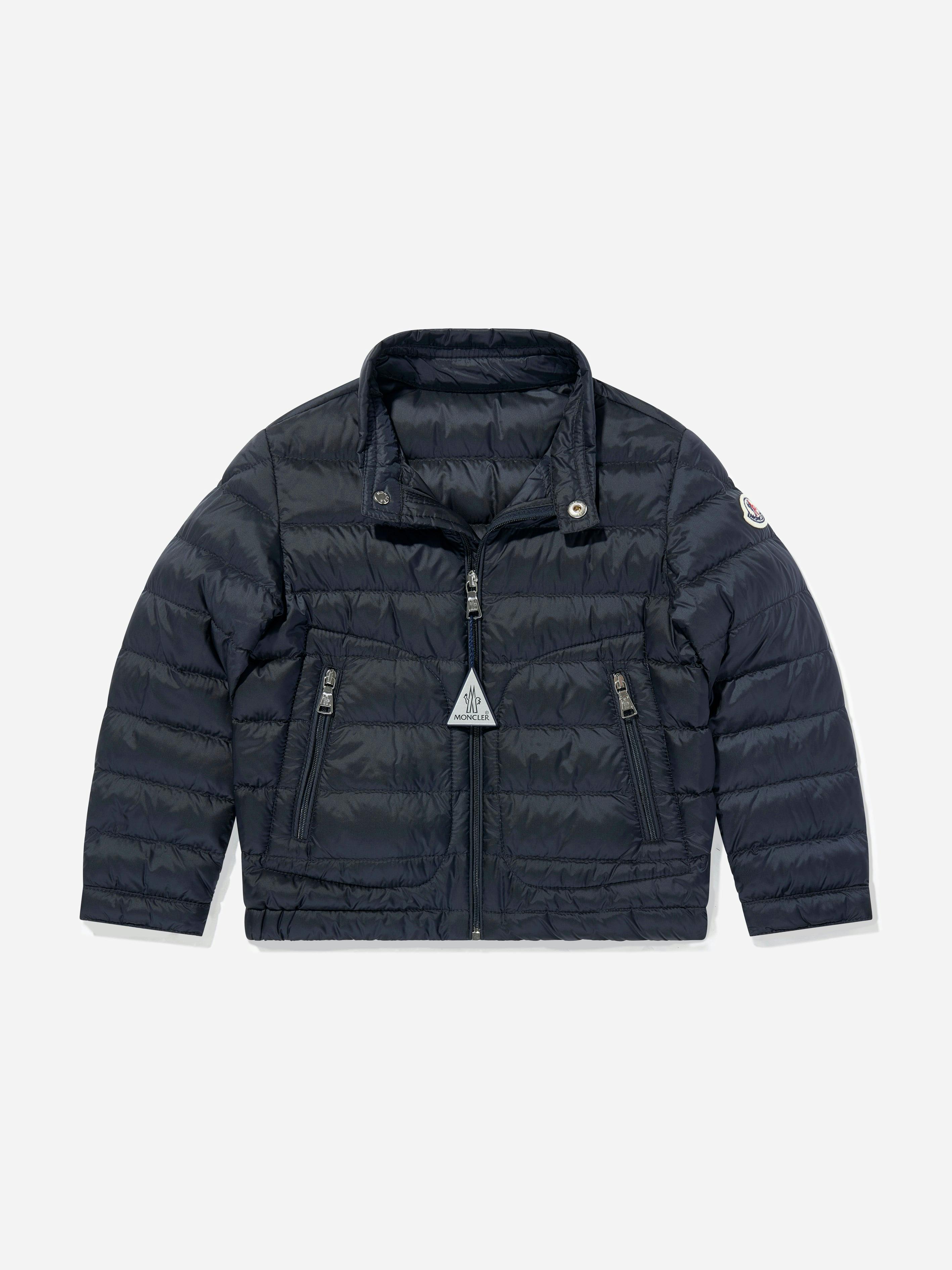 Moncler Enfant Boys Down Padded Acorus Jacket In Navy - Navy - 8 Yrs