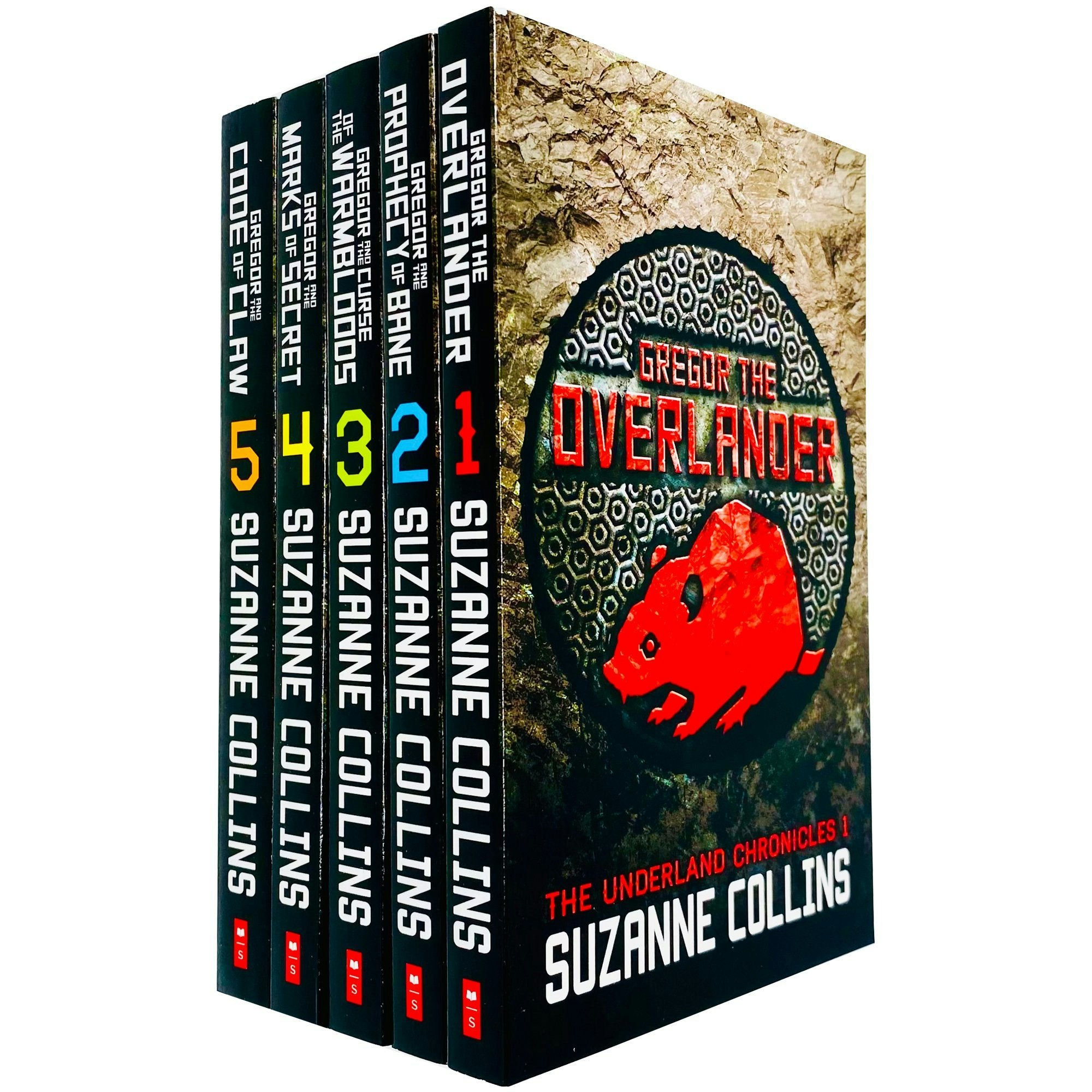 Scholastic Dark Suzanne Collins Gregor Underland Chronicles Collection 5 Books Set