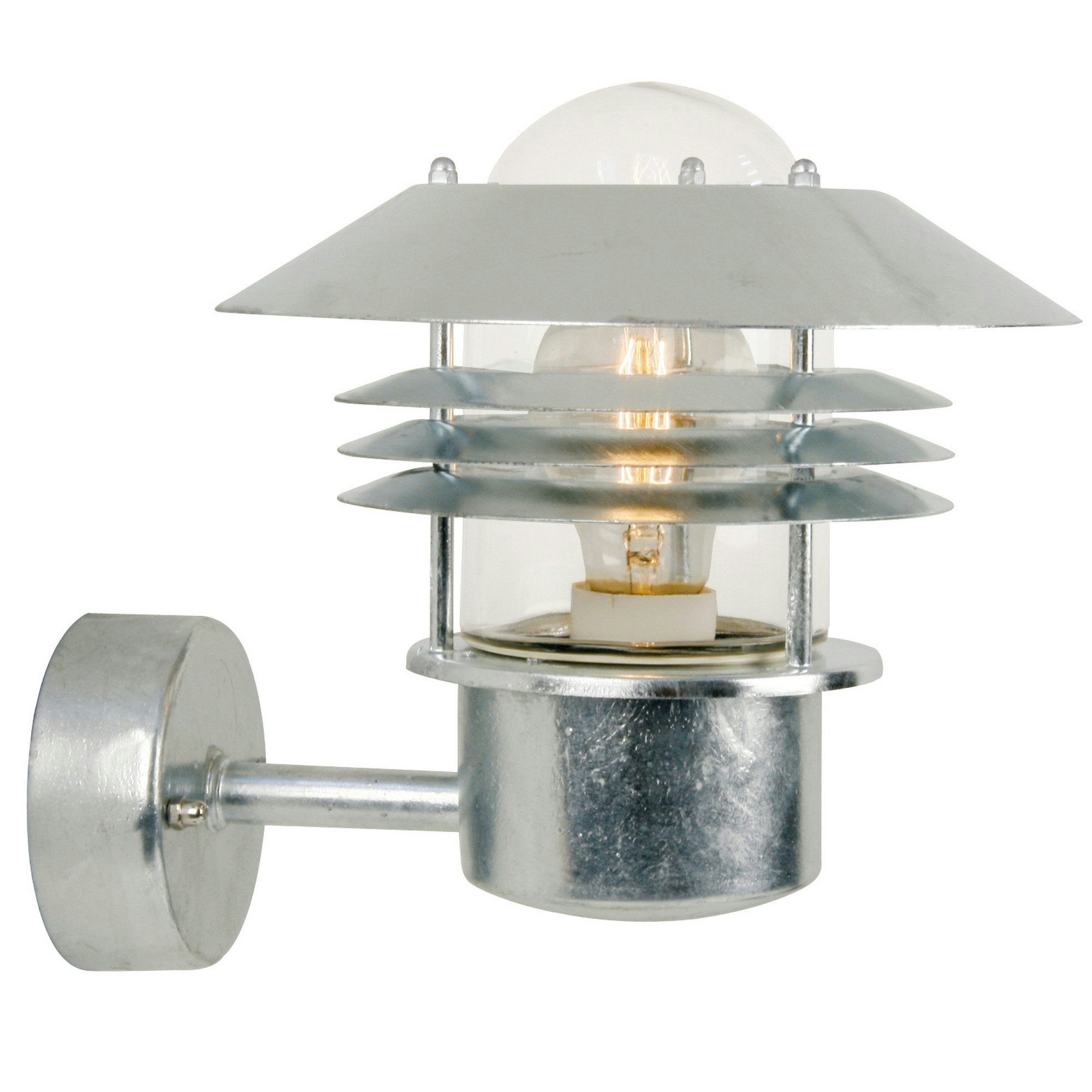 Rackhams Light Vejers Up | Wall | Galvanized - 1