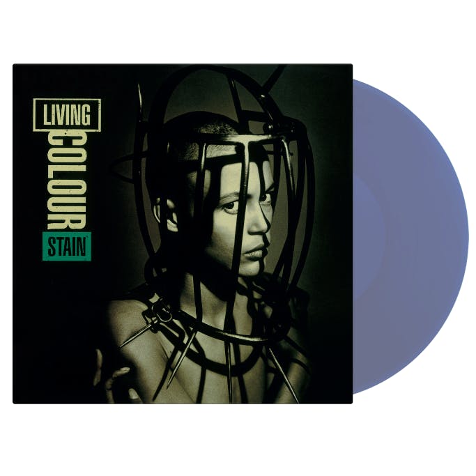 Eyesore Merch Blue Living Colour 'Stain' Lp 180G Translucent Vinyl