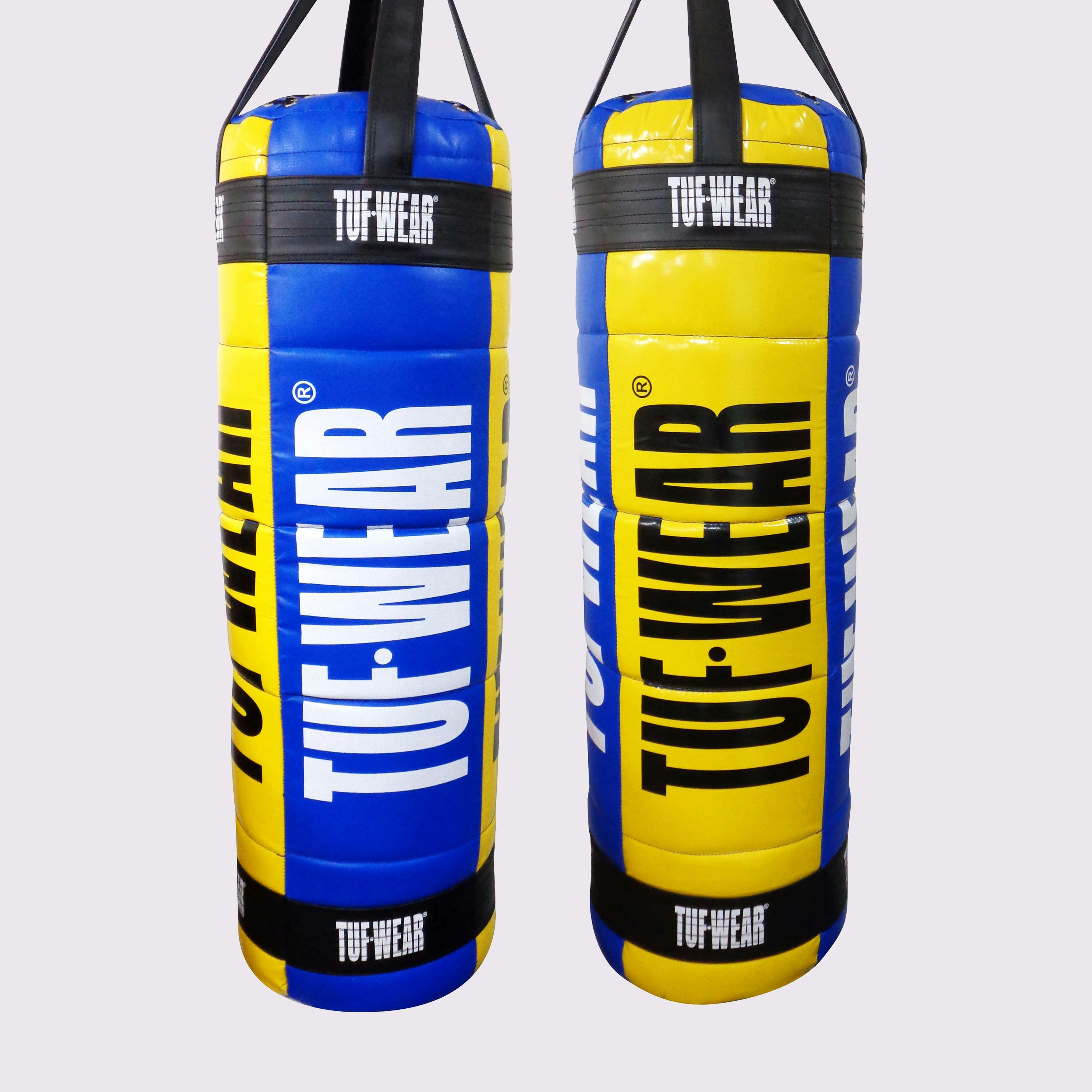 Tuf Wear Blue/Yellow Balboa 4Ft Quilted Punchbag - / - One Size