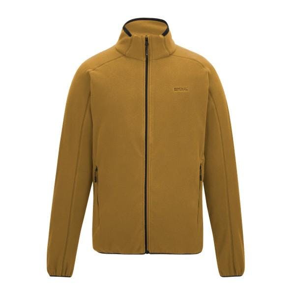 Regatta (L, Wood Brown) Mens Hadfield Full Zip Fleece Jacket - Image 2